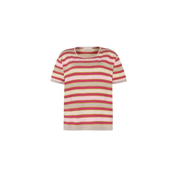 Mansted kortrmet bluse Naia