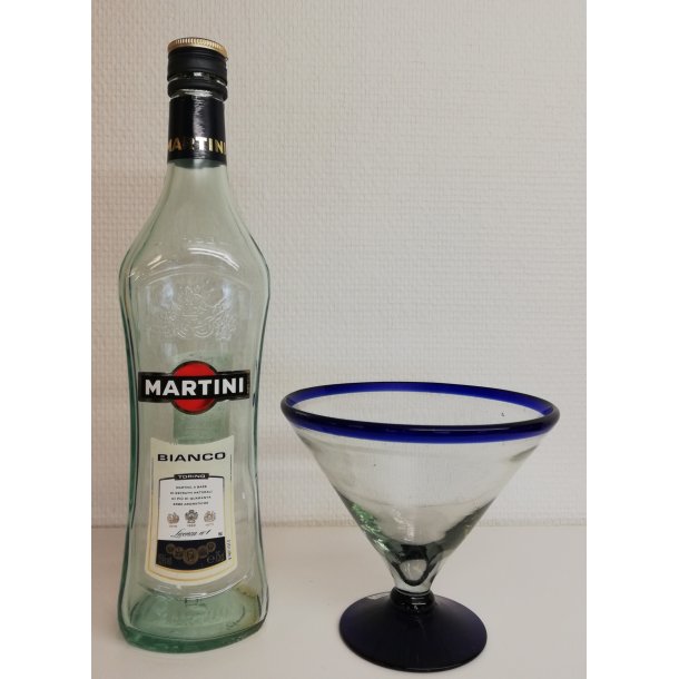 Martini glas bl uden stilk