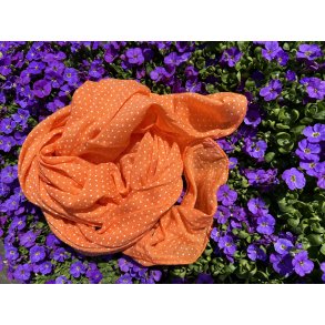 Orange trklde med prikker