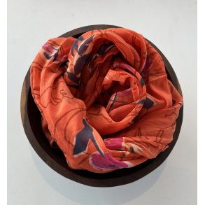 Orange trklde med store blomster fra italien