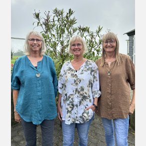 Overdel i hr med stor knap