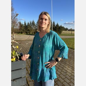 Oversize kort rmet skjorte