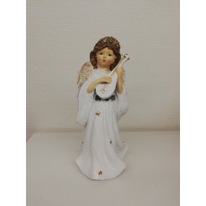 Raisin engel med musik instrument 