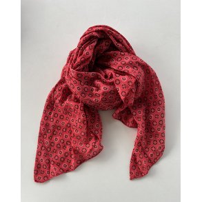 Rdt italiensk trklde med print