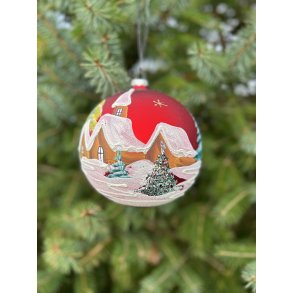 Stor mundblst julekugle