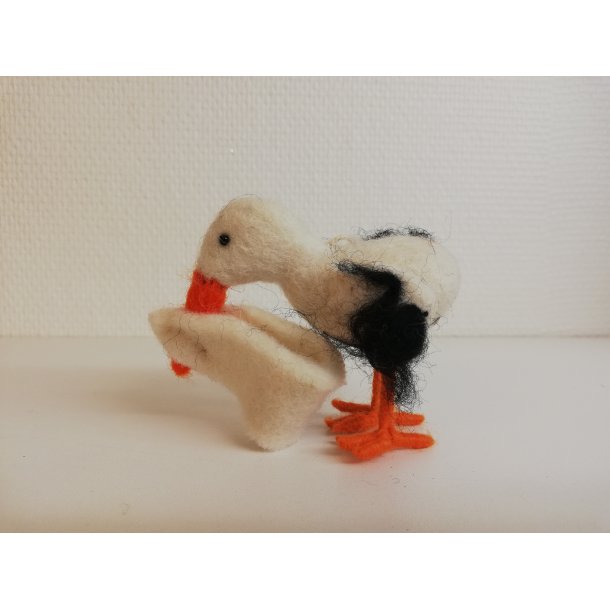 Stork med baby