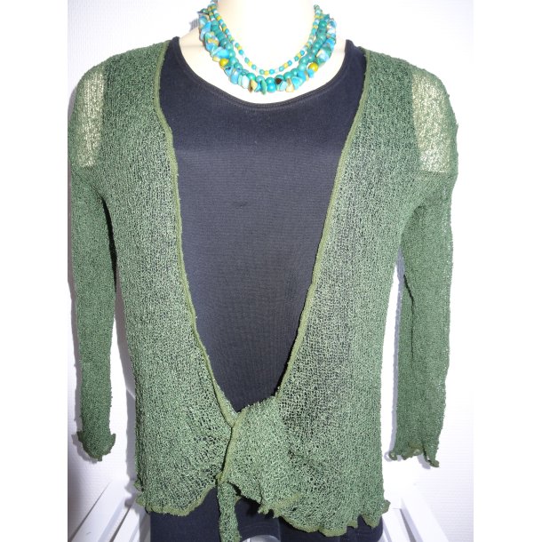 Strik bolero mrk grn