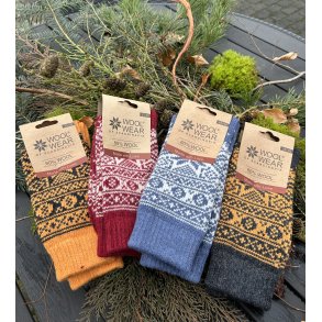 TILBUD 4 par uld sokker