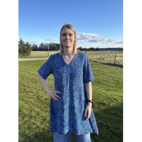 Tunika i krinklet bomuld 