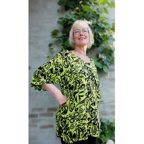 Tunika i krinklet bomuld